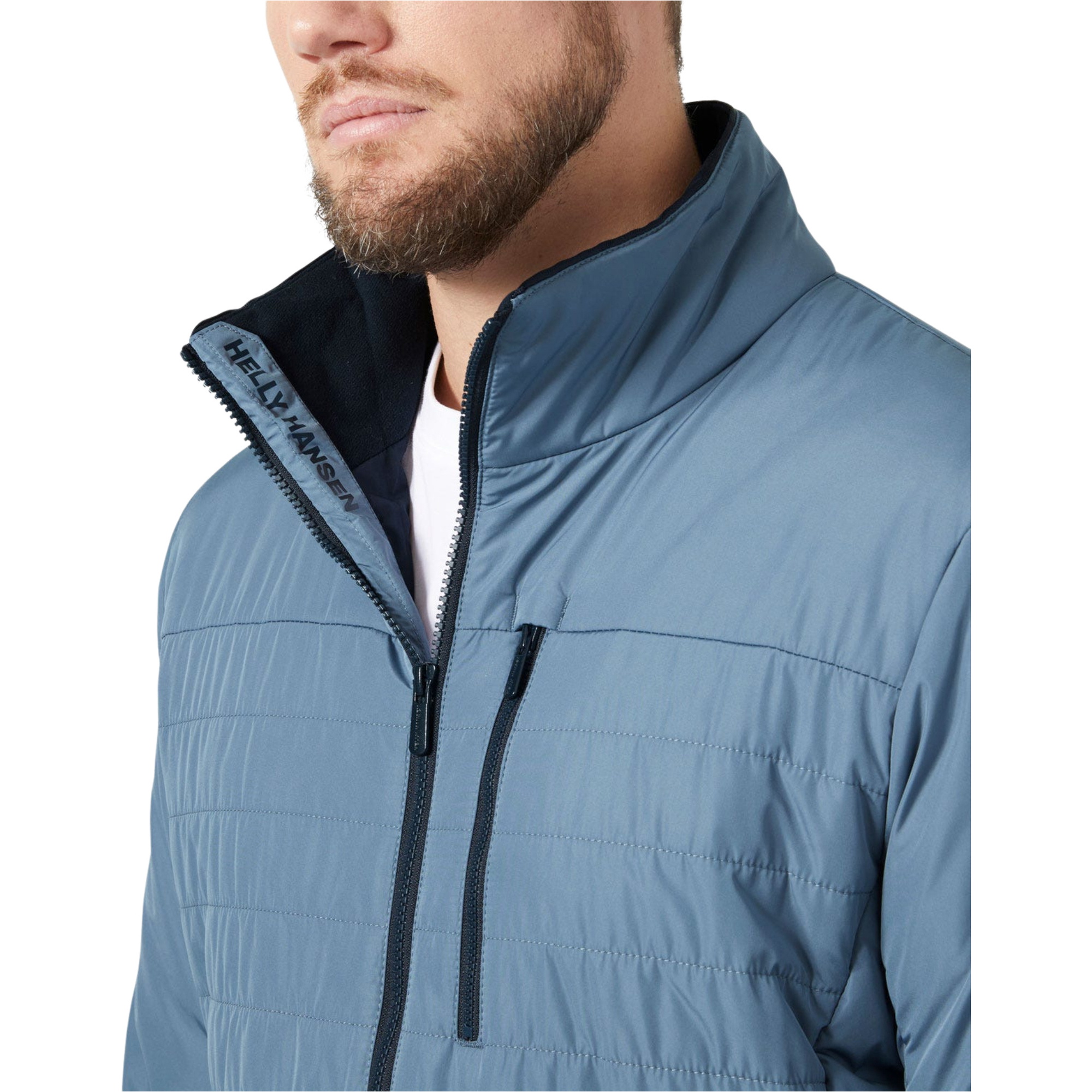 2025 Helly Hansen Mens Crew Insulator Jacket 2.0 30343 - Washed Navy